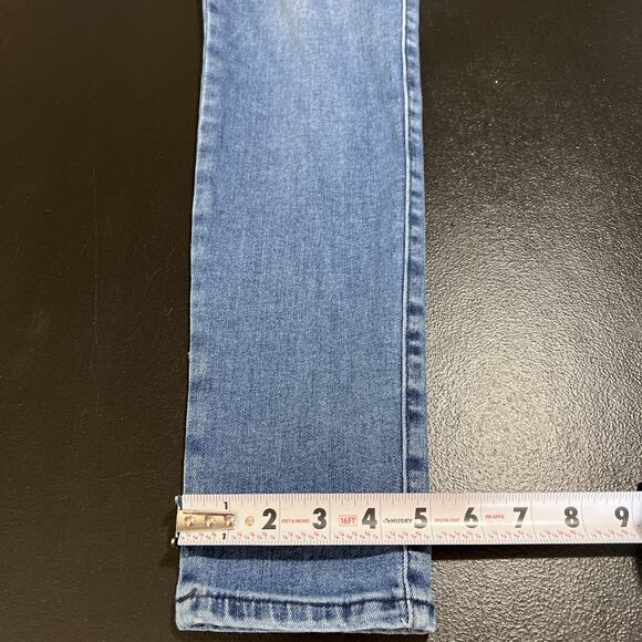 Mott & Bow Jeans Women 28x28 Blue High Rise Skinny Light Wash Stretch Denim - Picture 13 of 13